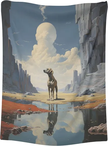 Vista 18 de Beaglier - Manta de poliéster de regalo para perro, manta pequeña de 30 x 40 pulgadas