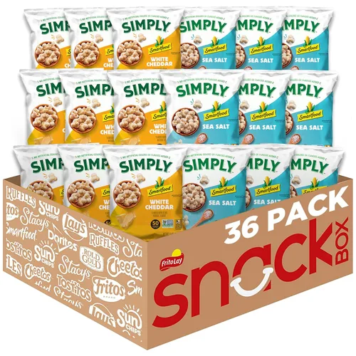 Vista 15 de Smartfood Palomitas de maíz, Cheddar Blanco, 1.875 onzas (paquete de 6)