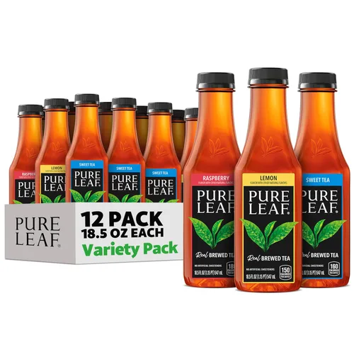 Vista 8 de Pure Leaf - Té helado, mora, botellas de 18.5 onzas líquidas (paquete de 12)