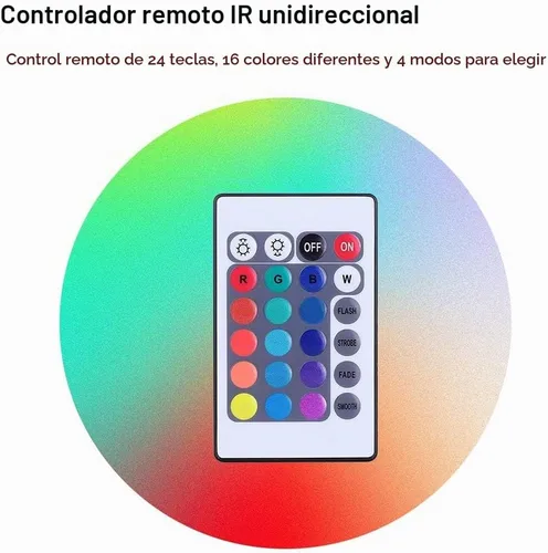 Vista 4 de Paquete de 4 bases de luz LED nocturna 3D, base LED de gran tamaño para acrílico, base de luz LED de 16 colores con control remoto y cable USB
