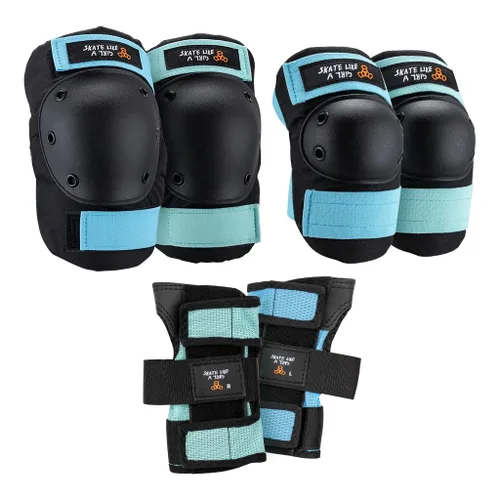 Vista 23 de Triple Eight Saver Series - Juego de almohadillas con rodilleras, coderas y muñequeras, Junior