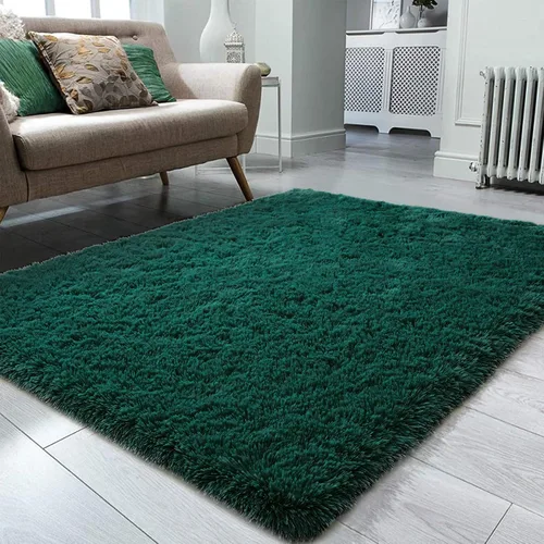 Vista 50 de Ompaa Alfombra Esponjosa, Alfombras de Área Súper Suaves y Peludas para Dormitorio y Sala de Estar - 6' x 9' Alfombra Grande de Felpa Peluda Shag