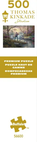 Vista 5 de Buffalo Games - Thomas Kinkade It Doesn't Get - Rompecabezas de 500 piezas para adultos Officially Licensed, Recycled Board, Finished Size 21.25 x