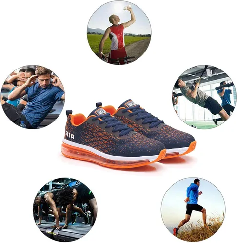 Vista 7 de Azooken Calzado deportivo para hombre, tenis transpirable y ligero
