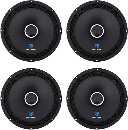 Vista 19 de Rockville RXM64 6.5 "150w 4 ohmios controlador de bajos medios altavoz de audio para coche de rango medio