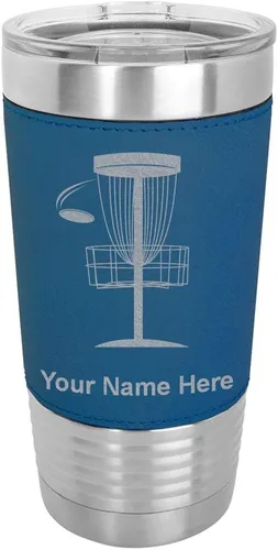 Vista 16 de LaserGram - Vaso personalizado de 20 onzas, Disc Golf (estilo béisbol)