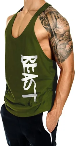 Vista 2 de InleaderAesthetics Chaleco de algodón para hombre