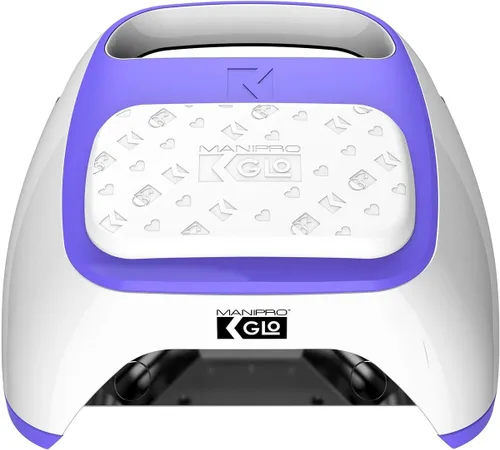 Vista 2 de KUPA Glo - Lámparas de uñas inalámbricas LED/UV, color blanco y morado