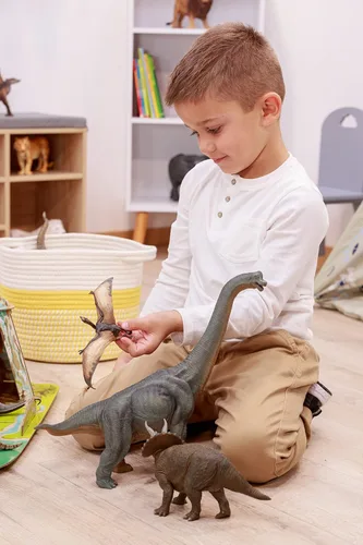 Vista 8 de Papo La figura de dinosaurio, Triceratops
