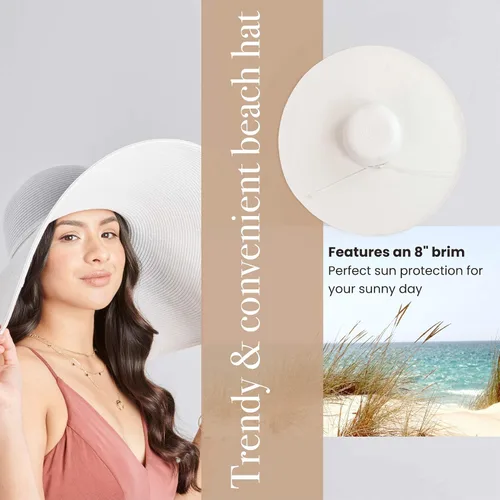 Vista 41 de San Diego Hat Company Ultrabraid Sombrero con ala extra grande, para mujer.