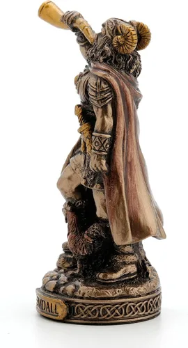 Vista 3 de Veronese Design Figura miniatura de Dioses nórdicos (Heimdall, bronce)