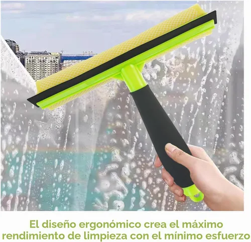 Vista 7 de Escobilla de Ducha Limpiacristales de Ventana Limpiador para Puertas de Ducha de Cristal, Herramienta de Limpieza de Ventanas 2 en 1 Raspador