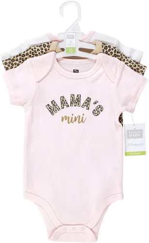 Vista 375 de Hudson Baby baby-girls Cotton Bodysuits 3-pack