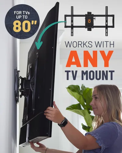 Vista 4 de ECHOGEAR Paquete de Hardware de Montaje Universal para TV – Kit de Hardware de Montaje de Repuesto para televisores de hasta 80" – Incluye tornillos
