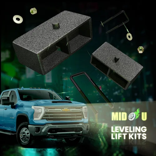 Vista 7 de Kit de nivelación de elevación de 2 pulgadas para la parte trasera de Chevy Silverado 1500 GMC Sierra 1500 de 1999-2023, bloque de elevación trasero