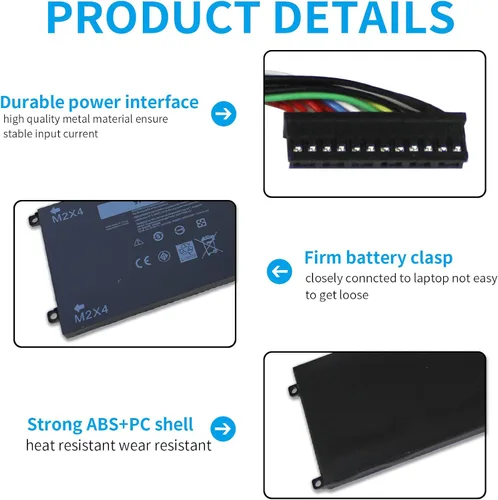 Vista 4 de Batería de 97Wh 6GTPY compatible con Dell XPS 15 9560 9570 9550 7590