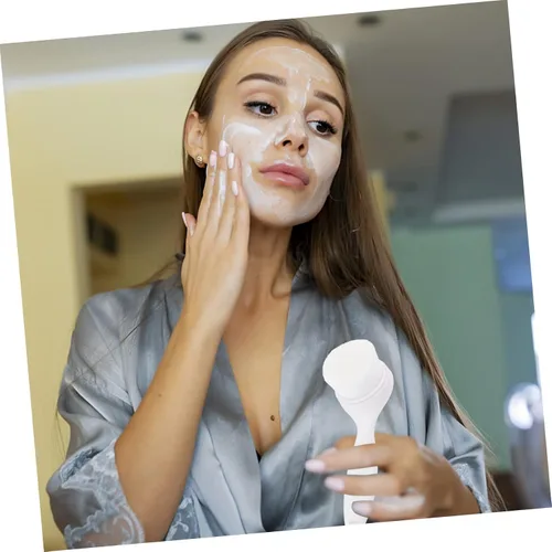 Vista 9 de FOMIYES Cepillo facial Cepillo facial suave Cepillo facial manual exfoliante facial Cepillo de limpieza facial