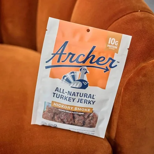 Vista 5 de Country Archer Jerky de Pavo Ahumado al Estilo Hickory 2.5 OZ
