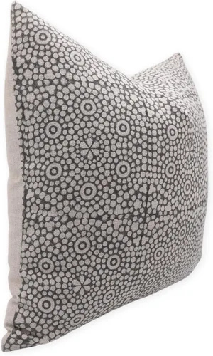 Vista 2 de Funda de cojín de tela de lino gruesa con estampado floral de 14 x 14 pulgadas, funda de cojín decorativa para primavera, otoño, para sofá, silla