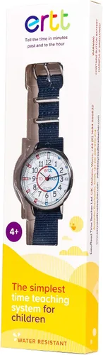 Vista 5 de EasyRead Time Teacher - Reloj analógico de enseñanza para niños, aprende a decir la hora, reloj de profesor de 3 pasos, esfera fácil de leer