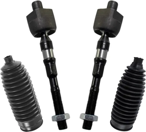 Vista 92 de TRQ Kit de dirección delantera con barra de acoplamiento de fuelle de piñón y cremallera compatible con Toyota Echo 2000-2005