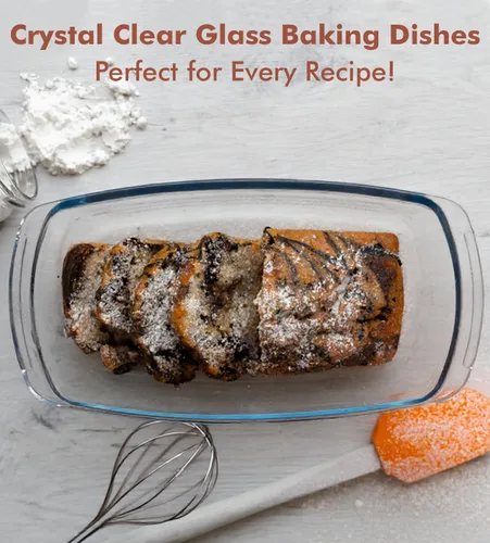 Vista 7 de Razab LARGE 7.6 Cups/1800 ML/1.9 Qt Glass Loaf Pan with Lids - Meatloaf Pan BPA free Airtight Lids Grip Handle Easy Carry, Microwave and Oven Safe