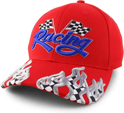 Vista 5 de Armycrew Gorra de béisbol estructurada con llama bordada en 3D Negro