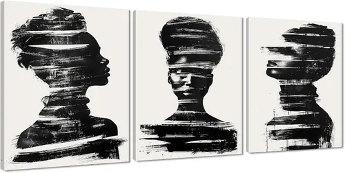 Vista 92 de MAMAGO Lienzo decorativo para pared, pintura de belleza dorada y negra, fotos de mujeres africanas, hermosos pósteres de mujer negra, impresiones
