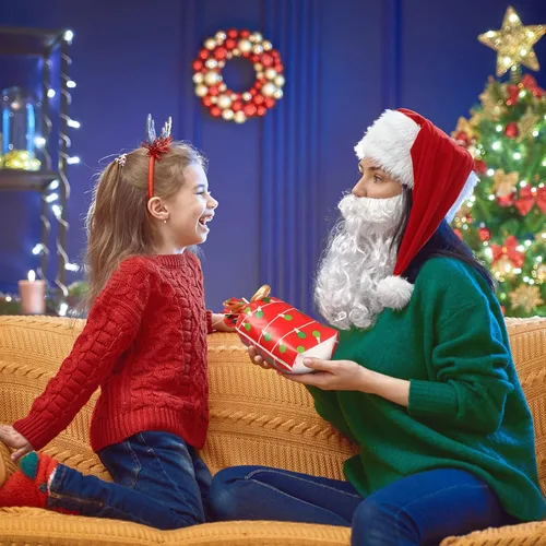 Vista 7 de Funrous Bolsas de Favor con Cordón de Navidad Bolsas de Plástico para Dulces y Golosinas de Navidad para Niños Cumpleaños Envoltorio de Aperitivos