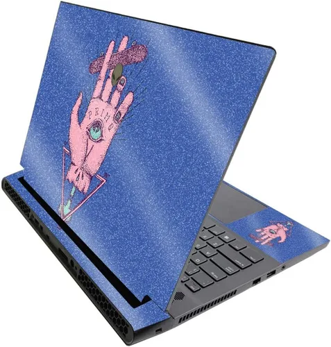 Vista 50 de MightySkins - Skin brillante con purpurina para Alienware M17 R3 (2020) y M17 R4 (2021) - Diversión de los años 90 Acabado duradero con purpurina