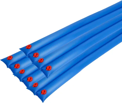 Vista 9 de Hedday Pesos para Cubierta de Alberca para Invierno Enterrada, Diseño de Esquina Azul en Forma de L de 2x2 Pies, Bolsas de Agua de Vinilo Resistente