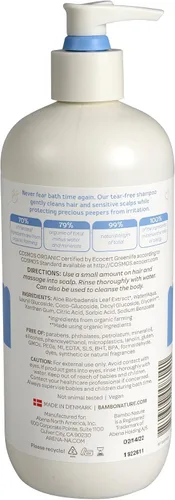 Vista 2 de Bambo Nature Champú para bebé Tear Clear, botella de 16.9 onzas líquidas, 1 unidad