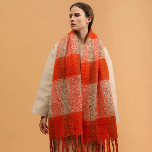 Vista 14 de Bufanda cálida para mujer, colorida y suave, cómoda, elegante chal de pashmina para clima frío, bufanda larga de moda, borla de coleta