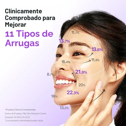 Vista 4 de numbuzin No.9 NAD+ suero de elevación de péptidos para cara y cuerpo, reafirmante y arrugas, 50 esencia peptídica para piel flácida, líneas finas