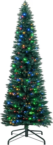 Vista 9 de Árbol de Navidad de 4 pies con luz, árbol de Navidad artificial