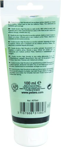 Vista 14 de Pebeo Acrílico de alta viscosidad 0.3 oz líquidas