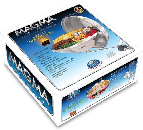 Vista 4 de Magma Productos Hervidor marino, parrilla de carbón con tapa abatible