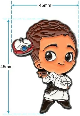 Vista 2 de Star Wars Princesa Leia Chibi - Pin esmaltado
