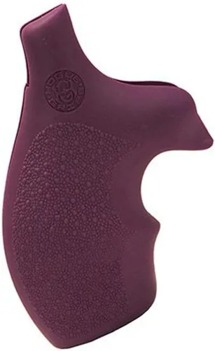 Vista 3 de Hogue OverMolded Rubber Bantam Style Grip for S&W J-Frame Round Butt