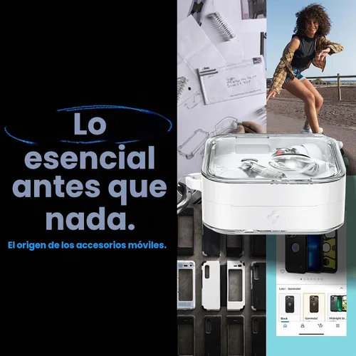 Vista 2 de Spigen Funda ultra híbrida diseñada para Nothing Ear 2 (2023) Protección de doble capa, carcasa de policarbonato transparente con parachoques