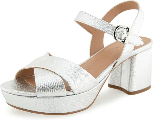 Vista 10 de Aerosoles Sandalias de tacón Cosmos para mujer Cuero Beige Beige