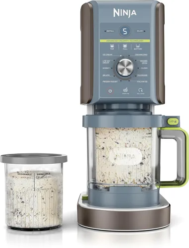 Vista 10 de Ninja CREAMi, Fabricante de Helados, Helado, Gelato, Sorbete, Batidos, Ingredientes Mix, Tazones de Batido y Más, 7 en 1, Tazas de Helado, Tapa