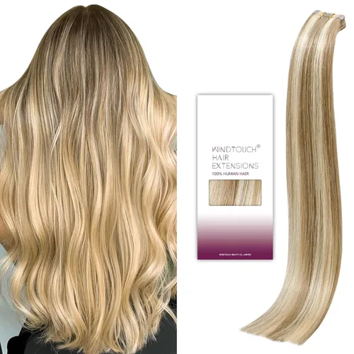 Vista 12 de WindTouch Extensiones de cabello humano con cinta adhesiva, color rojo, 20 unidades, 14 pulgadas, #rojo, 1.06 oz