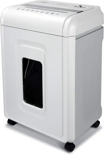 Vista 9 de Aurora Trituradora de papel microcortado/CD y tarjetas de crédito de 12 hojas de alta seguridad con cesta extraíble de 5.7 galones, tiempo