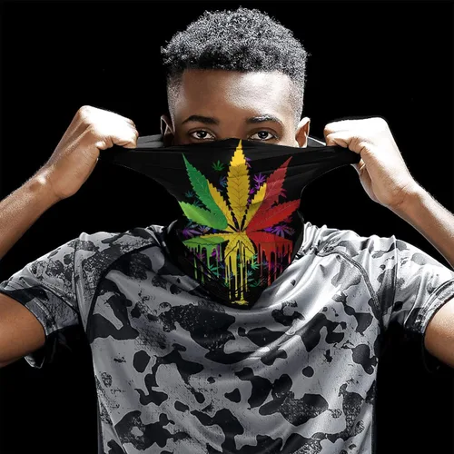 Vista 3 de UNISEXCAPAA Unisex reutilizable pasamontañas sin costuras cuello polaina bandanas máscara cara diadema