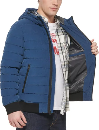 Vista 5 de Levi's Chaqueta bomber pesada acolchada con capucha para hombre
