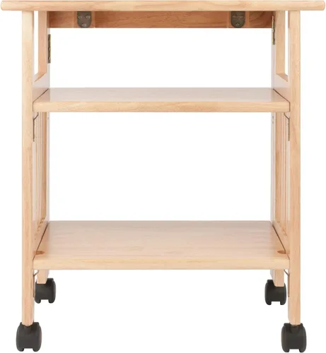 Vista 2 de Winsome Mission 81628 - Soporte de madera para impresora móvil (2 estantes, color marrón)