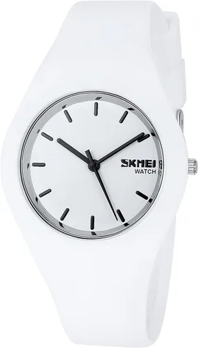 Vista 19 de Gosasa Casual estilo simple correa de silicona mujeres hombres deportes relojes 30M impermeable