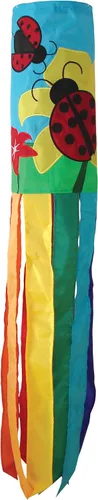Vista 15 de In the Breeze 5072 — Birdhouse Garden 40 pulgadas Windsock — Decoración colorida para colgar al aire libre