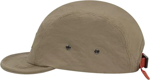 Vista 3 de CLAPE Gorra de béisbol de 5 paneles de camionero corto retro, gorra de béisbol informal con ala plana, gorra de árbitro para papá, gorra de sol